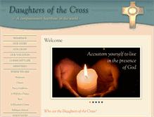 Tablet Screenshot of daughtersofthecross.org.uk